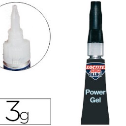 Pegamento adhesivo instantáneo Loctite Super Glue Power Gel 3g.